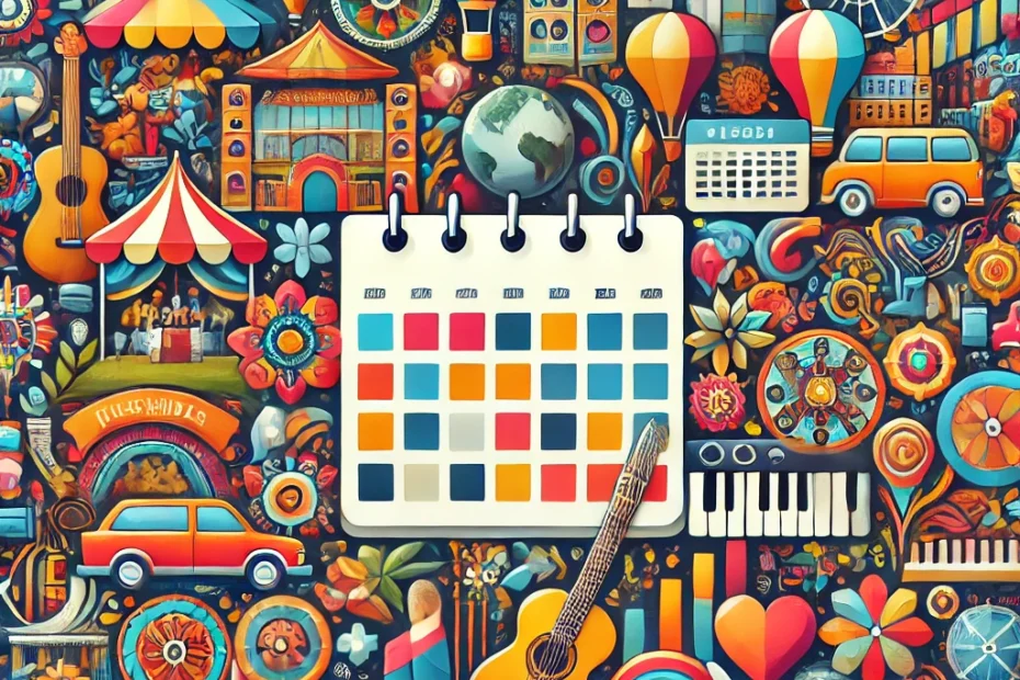 calendários de eventos